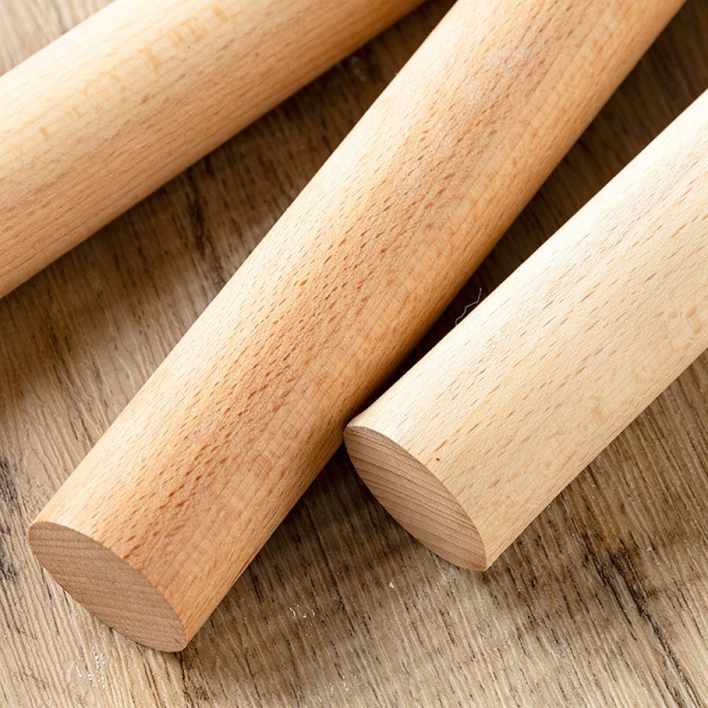Rodillo de madera maciza para  - Kitchen Roller Baking reseña y precio