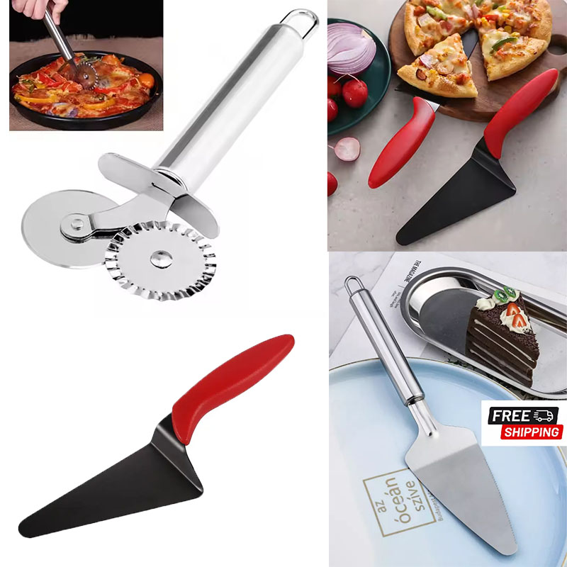 Juego de cortador de Pizza y s - Baking Kitchen Set reseña y precio
