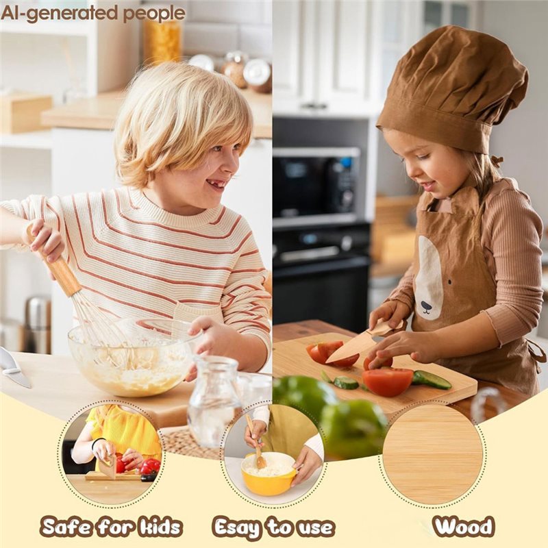 ABUG: juego de cuchillos de ma - Kitchen Kids Baking Set reseña y precio